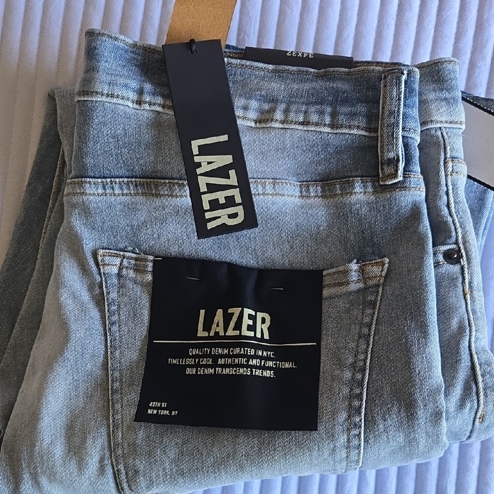 Lazer Light Blue Denim Jeans